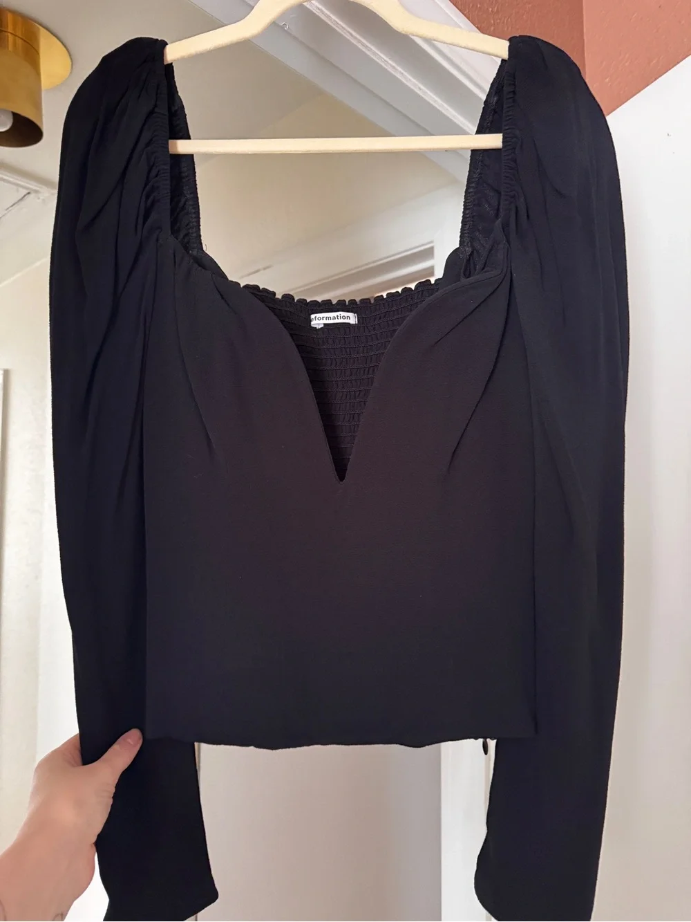 Reformation Roma Plunge Top